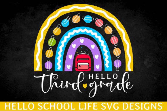 A Craft Designer's Review of the Hello Third Grade SVG