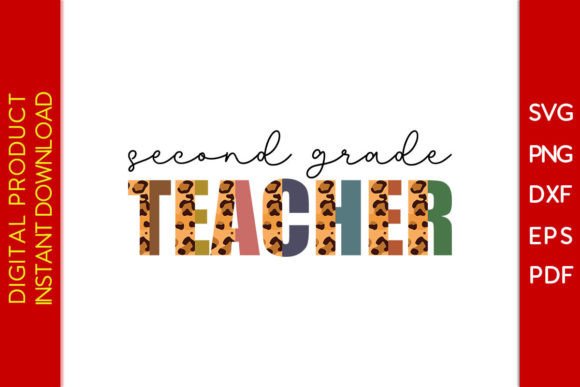 A Design Review of the Second Grade Teacher Leopard SVG