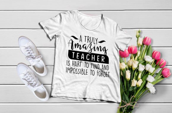 A Designer's Take on the Teacher Typography Embroidery Design
