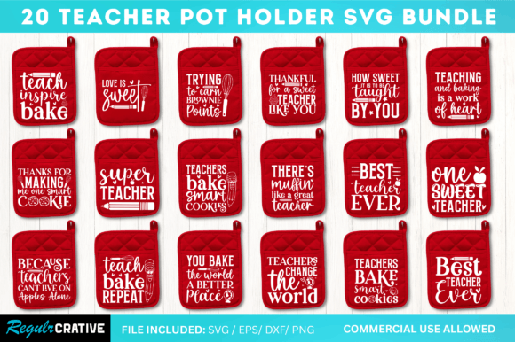 A Practical Look at the Teacher Pot Holder Bundle Embroidery Design